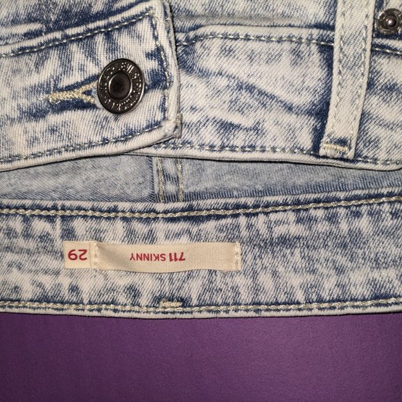 Levi's acid wash skinny jeans - Picture 3 of 5